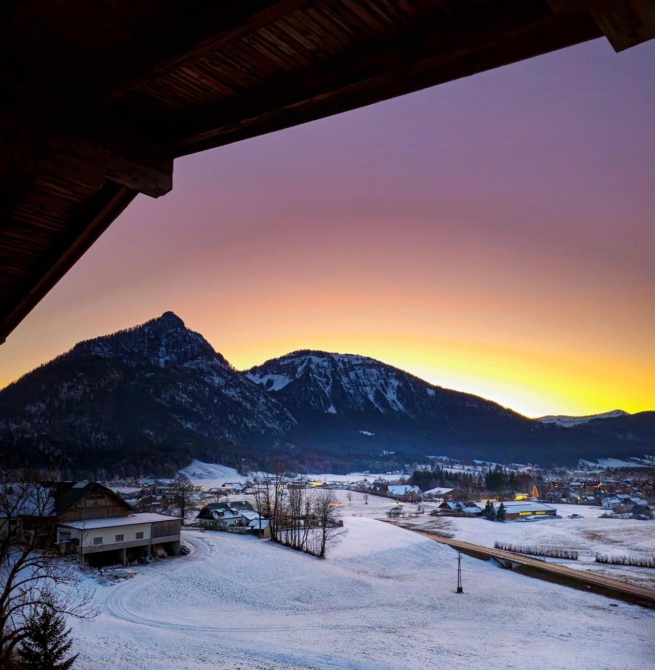 Apartment Sunset Am Wolfgangsee Strobl Exterior photo